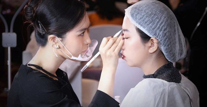 Bộ sưu tập thành phẩm phun môi Collagen tại Thu Ngân Beauty