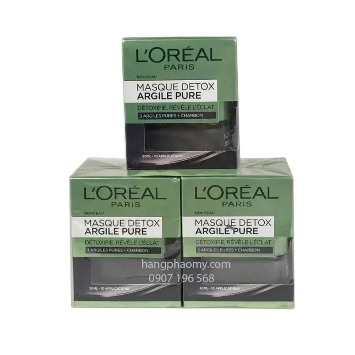 Mặt nạ đất sét L'Oreal Pure-Clay với 3 loại đất sét và than hoạt tính - giải pháp thải độc hoàn hảo cho làn da (Hình 2)