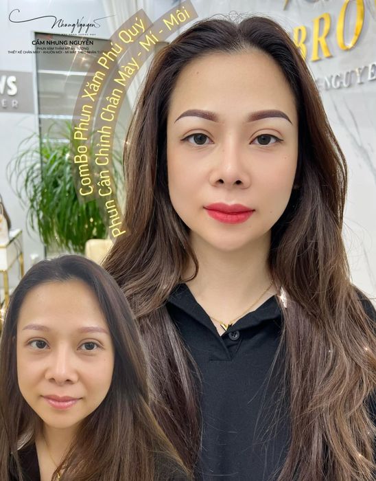 Bộ sưu tập hình ảnh kết quả phun xăm tại Cẩm Nhung Nguyễn