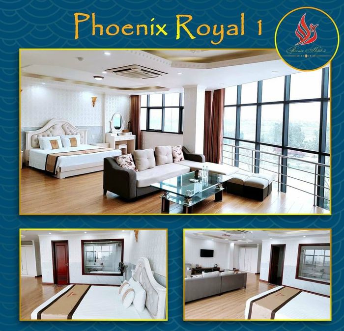 Ảnh 2 - Không gian phòng nghỉ sang trọng với thiết kế hoàng gia tại Khách Sạn Phượng Hoàng