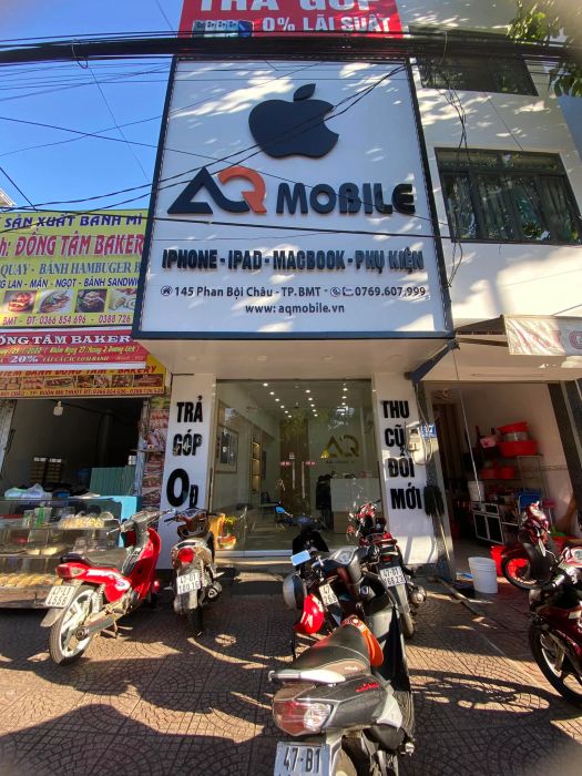 Hình ảnh đầu tiên giới thiệu không gian mua sắm hiện đại tại AQmobile.vn