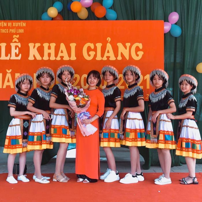 Hình ảnh tuyệt đẹp về khuôn viên xanh mát của THCS Phú Linh