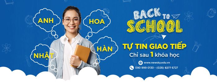 Không gian học tập hiện đại tại Trung Tâm Ngoại Ngữ NewSky