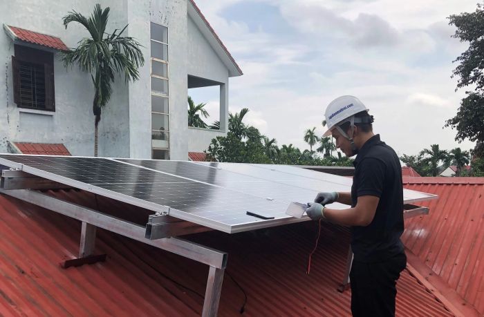 Hình ảnh thi công chuyên nghiệp của Công Ty Quang Điện