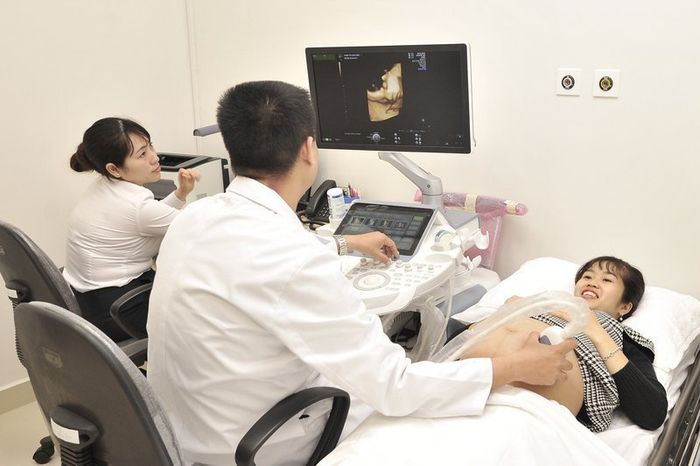 Hình ảnh không gian khám thai hiện đại tại Phòng khám 187 Cát Dài