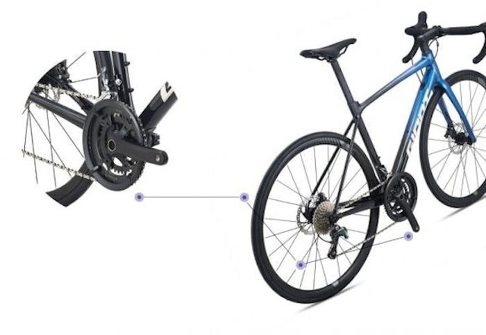 Hình ảnh chi tiết xe TCR SLR 2 D 2022 (Thiết kế khí động học)