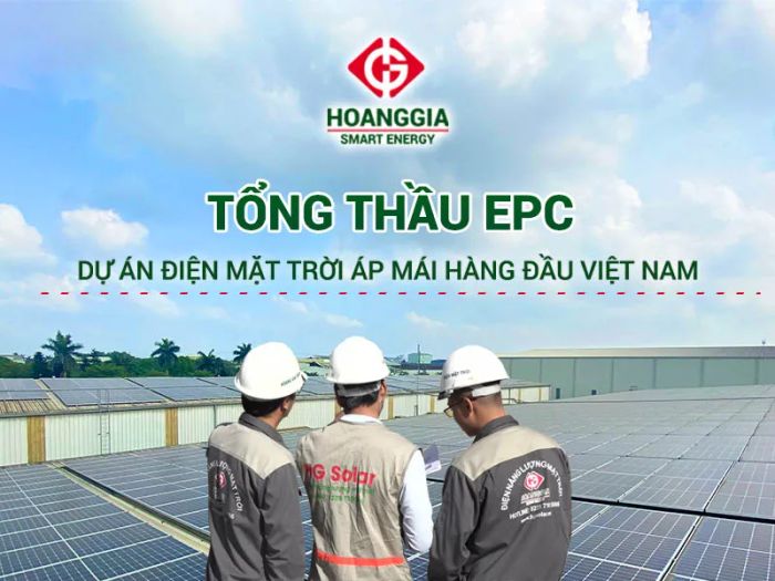 Hình ảnh thi công điện mặt trời tiêu biểu của Hoàng Gia Smart Energy
