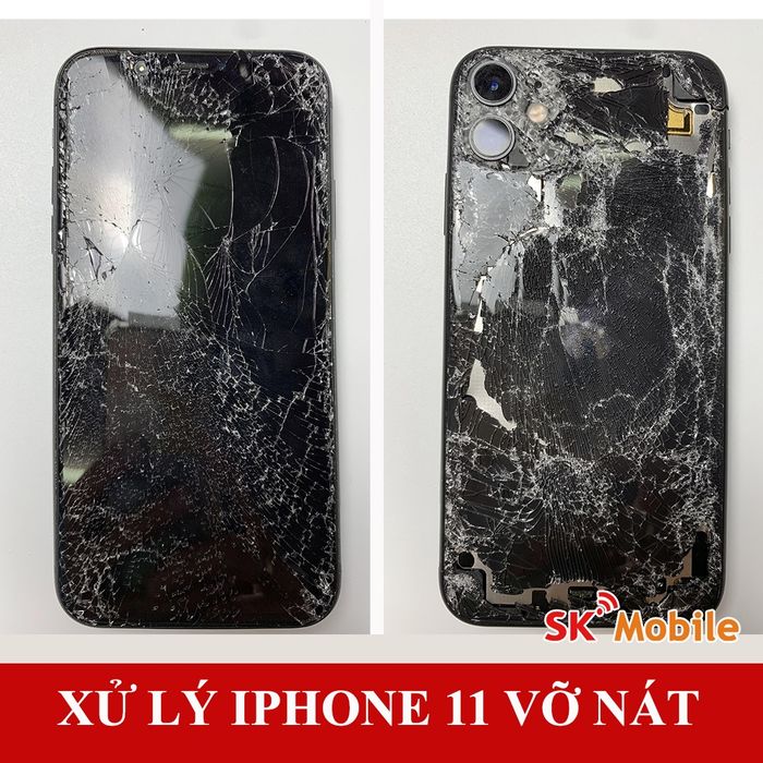 Hình ảnh đội ngũ kỹ thuật viên lành nghề tại SK Mobile