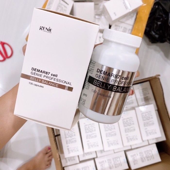 Viên Uống Tan Mỡ Bụng Genie Demar87 Cell Professional Belly Balance - Hình ảnh 2