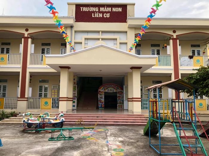 Hình ảnh Trường Mầm non Liên Cơ - Không gian xanh mát cho bé phát triển