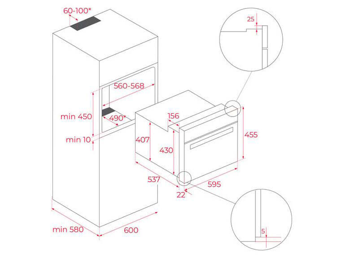 Teka HLC 844C BK-SS