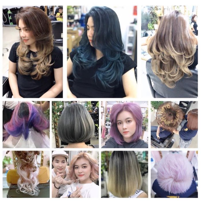 Những mẫu tóc thời thượng được tạo kiến bởi đội ngũ stylist tài năng