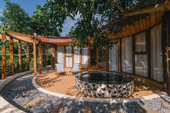 Không gian xanh mát tại Nhà Bên Rừng - U Lesa
