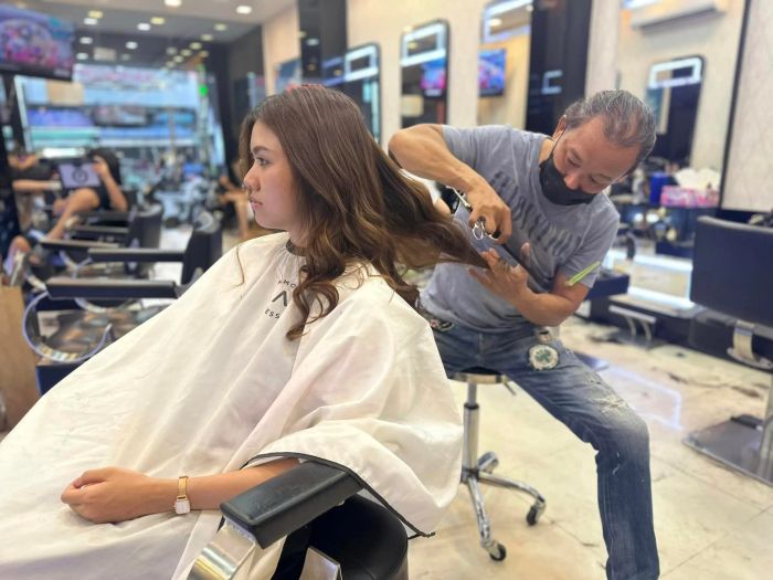 Hình ảnh thực tế các mẫu tóc nghệ thuật tại Beauty Salon Ngàn
