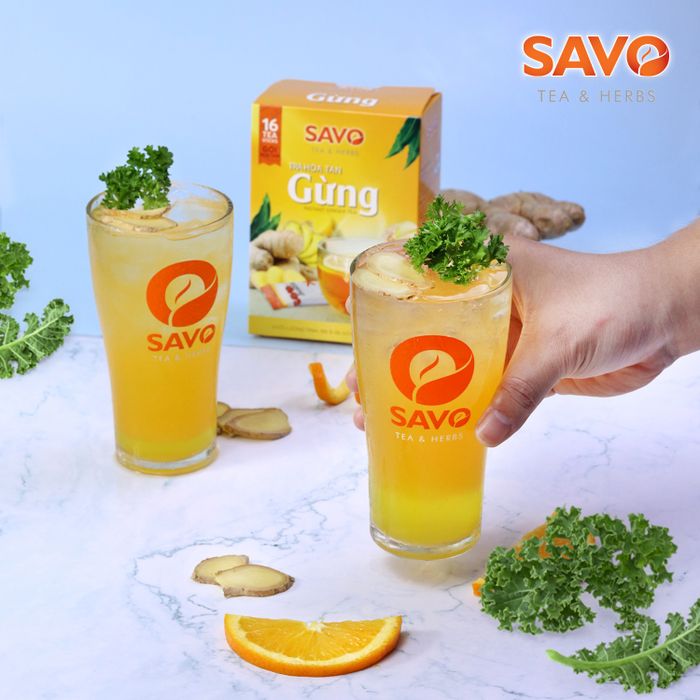 Hình ảnh Trà SAVO Gừng hòa tan - Sản phẩm chất lượng cao
