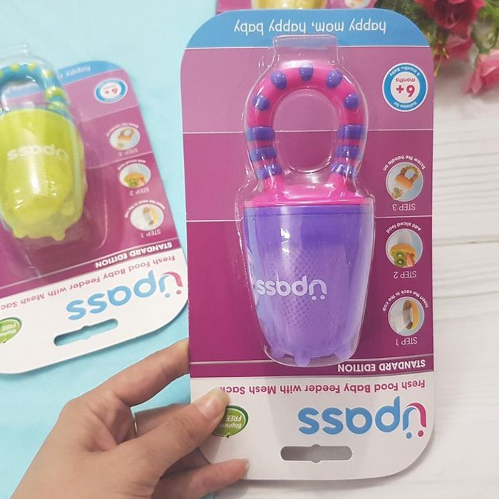 Túi nhai Upass UP0001AV - Thiết kế vải lưới mềm mại cho bé tập nhai