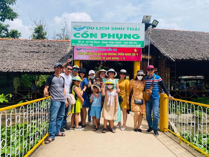 Hình ảnh tuyệt đẹp về Khu du lịch Thới Sơn - Cồn Phụng