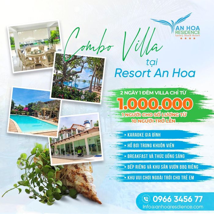 Hình ảnh thực tế An Hoa Residence - Luxury Beach Resort