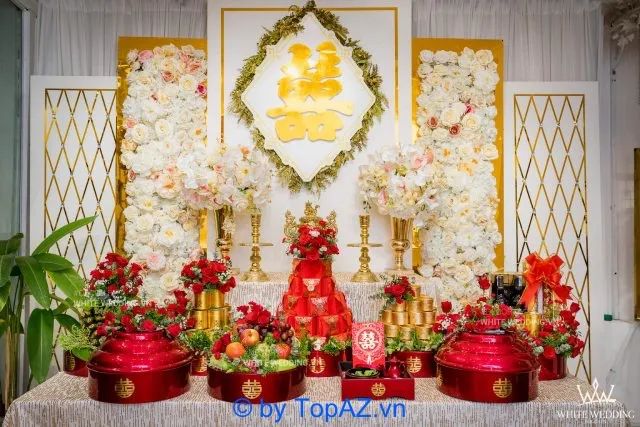 White Wedding tự hào là địa chỉ cung cấp mâm quả cưới cao cấp tại TPHCM, nơi mỗi sản phẩm đều là tác phẩm nghệ thuật.