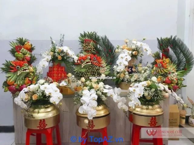 Những mẫu mâm quả cưới của Công ty TNHH Công Nghệ Mới là sự kết hợp hoàn hảo giữa nét đẹp truyền thống và phong cách hiện đại, đảm bảo chất lượng và tính thẩm mỹ cao.