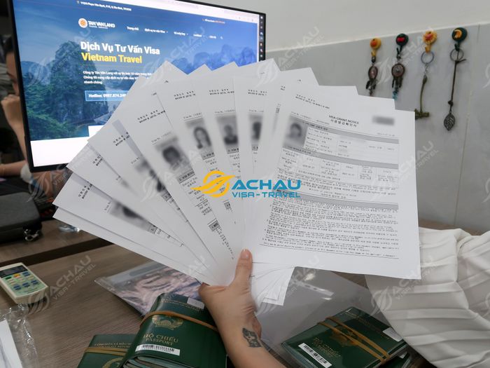Hình ảnh minh họa dịch vụ chuyên nghiệp tại Visa Á Châu
