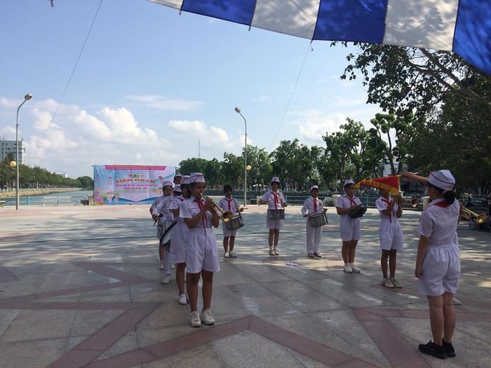 Hình ảnh toàn cảnh khuôn viên Trường THCS Nam Định