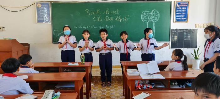 Thư viện hình ảnh hoạt động giảng dạy tại Trường THCS Trung An