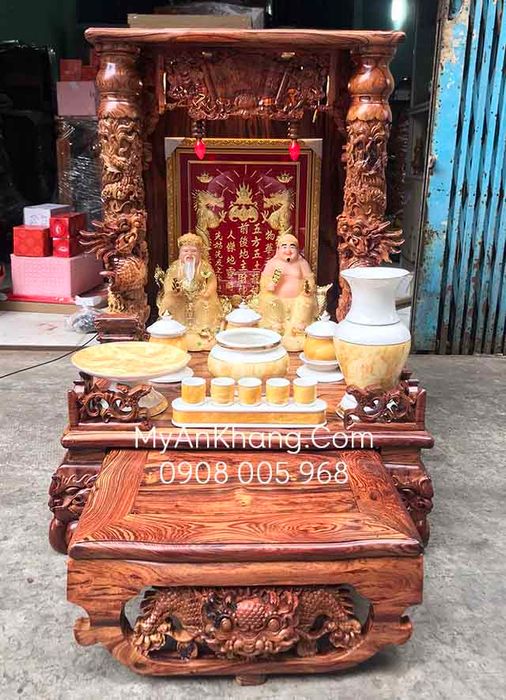 Combo trọn bộ bàn thờ Thần Tài, Ông Địa đẹp tại TPHCM