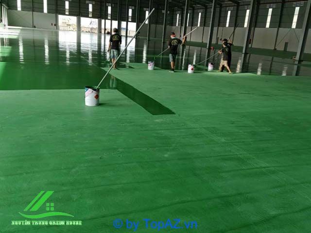 Dịch vụ sơn epoxy nhà xưởng tại Tiền Giang