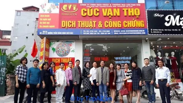 Địa chỉ dịch thuật uy tín hàng đầu tại Thủ đô