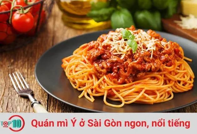Những Quán Mì Ý Nổi Tiếng Và Tuyệt Vời Nhất Sài Gòn