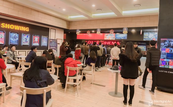 Không gian sang trọng tại Lotte Cinema Vinh