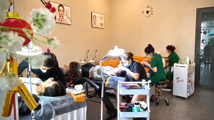 Không gian đào tạo chuyên nghiệp tại Mây Beauty Spa & Academy