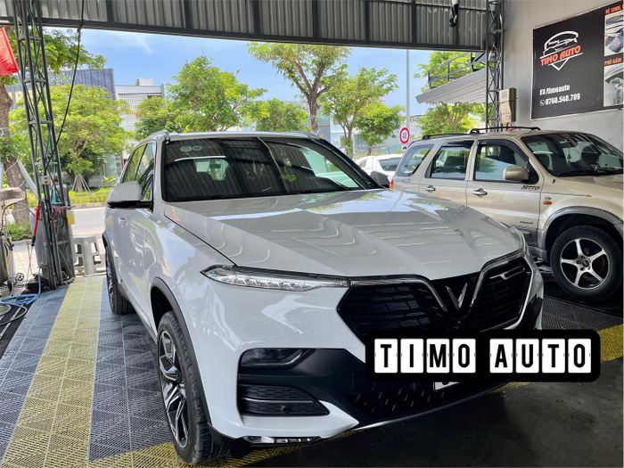 Hình ảnh không gian làm việc chuyên nghiệp tại TIMO Auto Detailing