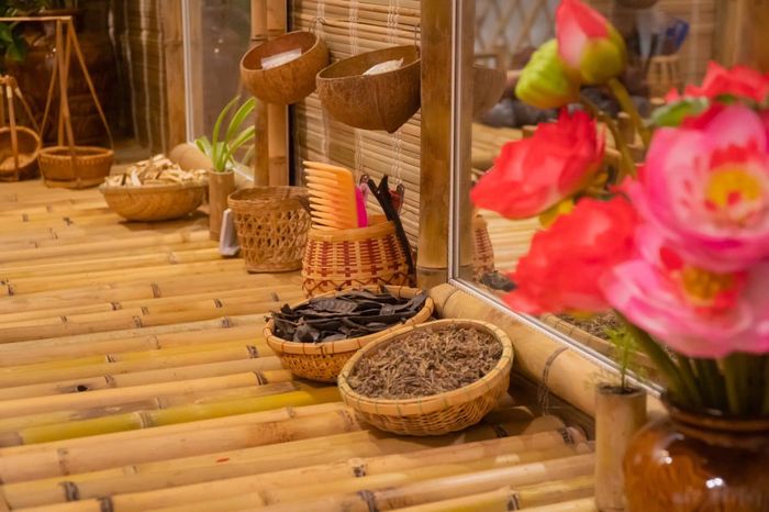 Góc thư giãn ấm cúng với phong cách truyền thống đặc trưng