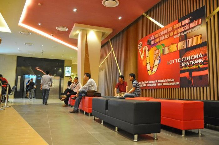 Không gian hiện đại tại Lotte Cinema Nha Trang Thái Nguyên