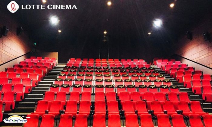 Không gian hiện đại tại Lotte Cinema Nha Trang Thái Nguyên