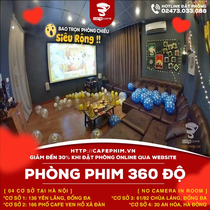 CINE CAFE - Cafe Phim HD/3D Hình Ảnh 3