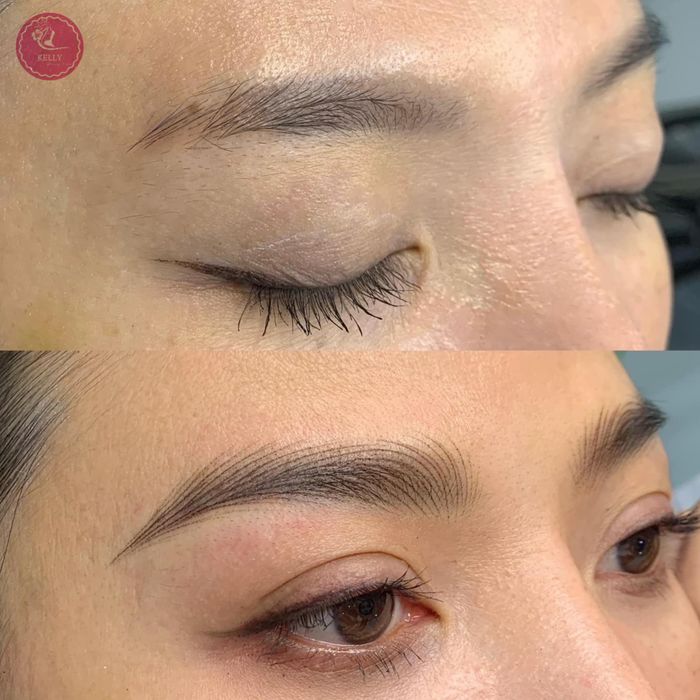 Hình ảnh kết quả phun xăm ấn tượng tại Kelly Beauty Spa