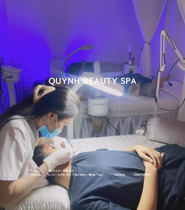 Không gian sang trọng và hiện đại tại Quỳnh Beauty Spa