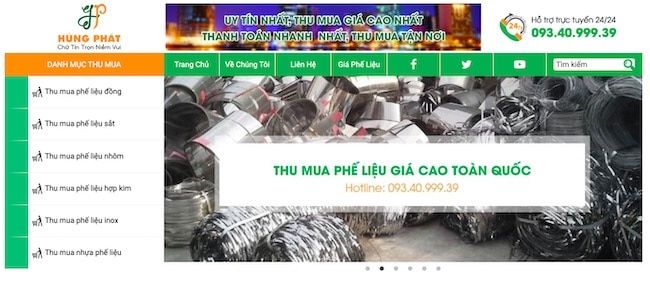 Công Ty TNHH Thu Mua Phế Liệu Hùng Phát