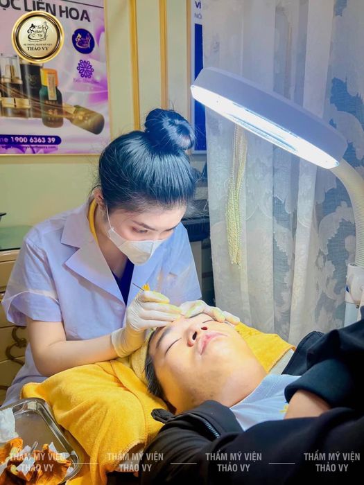 Hình ảnh thực tế về không gian sang trọng tại Học Viện Thẩm Mỹ Quốc Tế Thảo Vy