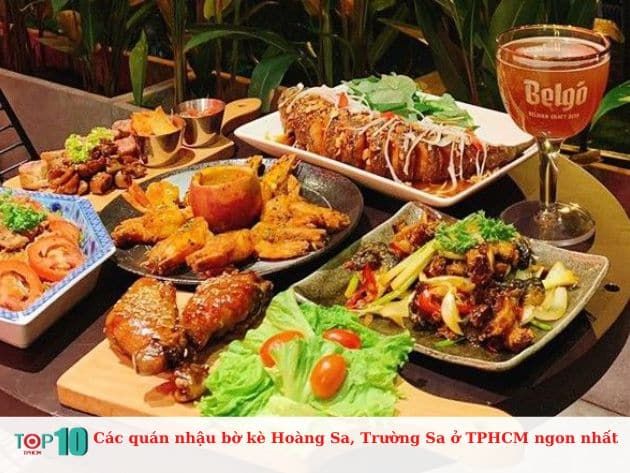 Khám phá các quán nhậu ngon nhất dọc bờ kè Hoàng Sa, Trường Sa tại TPHCM