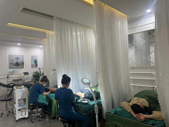 Không gian xanh mát tại Thảo Cỏ Xanh - Nơi kết nối thiên nhiên và công nghệ làm đẹp