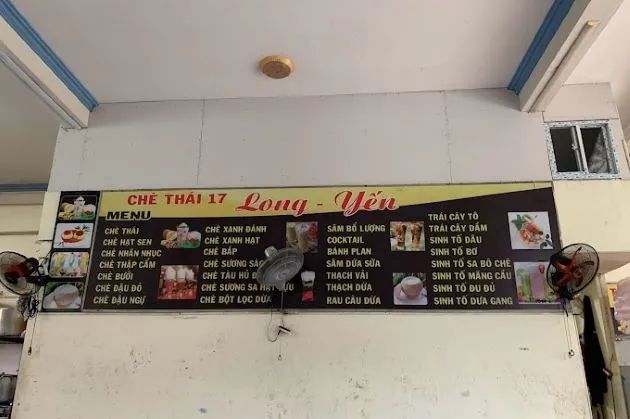 Quán Chè Thái 17, nơi có những ly chè tươi ngon, đẹp mắt và đầy màu sắc | Nguồn: Quán Chè Thái 17