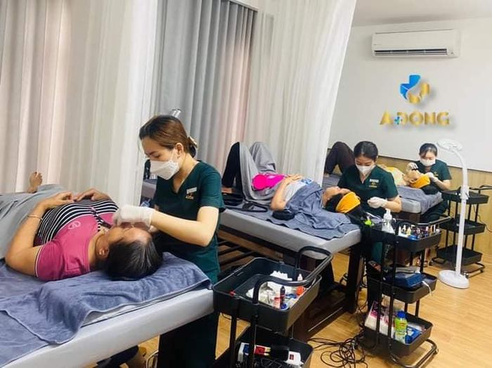 Không gian sang trọng tại Thẩm Mỹ Viện Á Đông