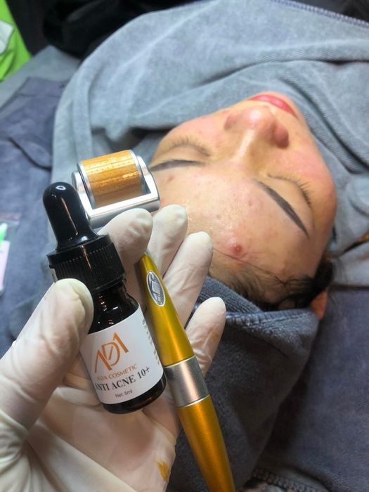 Hình ảnh quy trình phun xăm nghệ thuật tại Ngọc Spa
