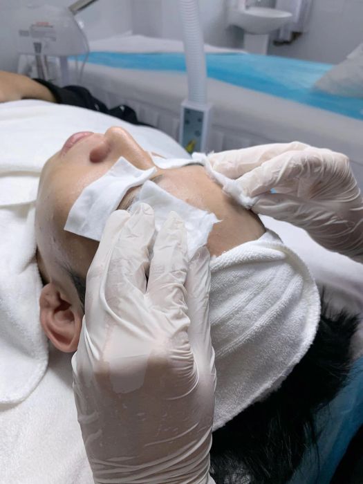 Hình ảnh không gian trị liệu sang trọng tại CAT Beauty Clinic