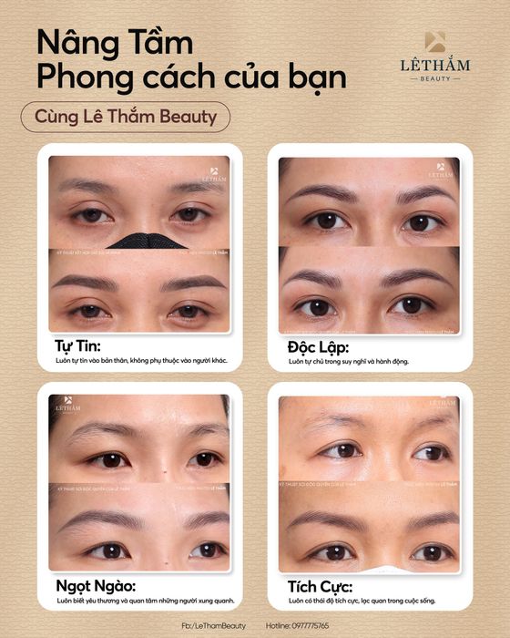 Hình ảnh nổi bật tại LÊ THẮM Beauty – Nơi tỏa sáng nhan sắc Việt