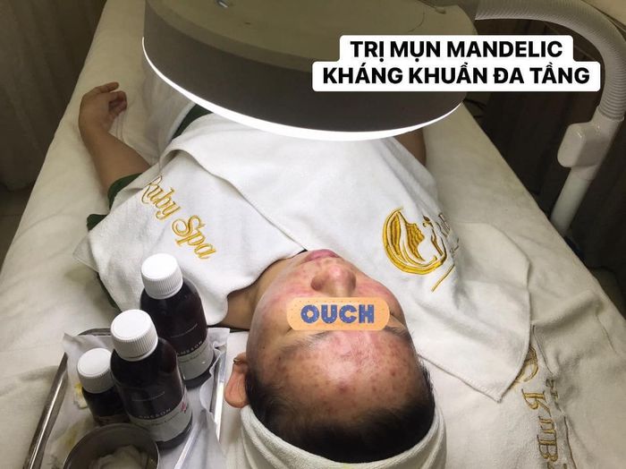 Hình ảnh liệu trình chăm sóc da cao cấp tại Ruby Spa